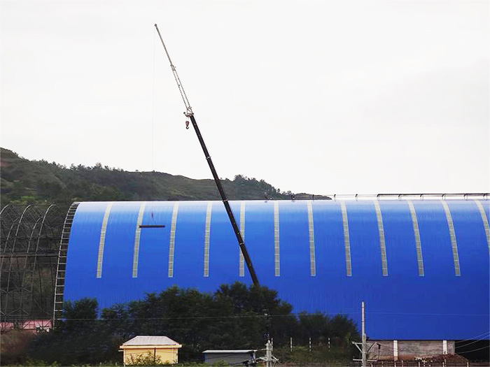黄骅煤棚网架工程